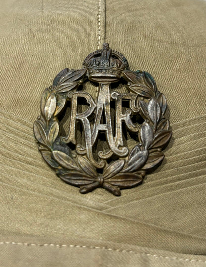 SOLD! WW2 RAF 'India' Pattern Pith Helmet