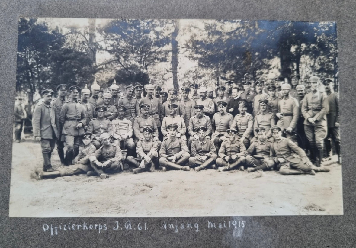 SOLD! Rare WW1 1915 German Eastern Front Photo Album 146 Photos + Ausweis