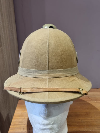 WW2 German Army Badged M35 Italian Pith Helmet (Composite)