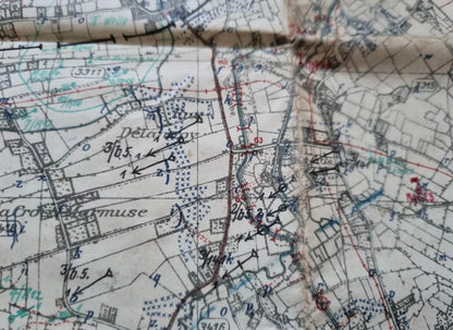WW1 German 6th Army IX RAK Trench Map Bethune area 9 July 18