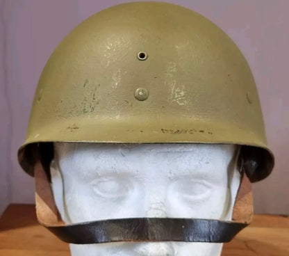 SOLD! Early WW2 US Army M1 Helmet, with Front Seam, Fixed Bails and Westinghouse Liner