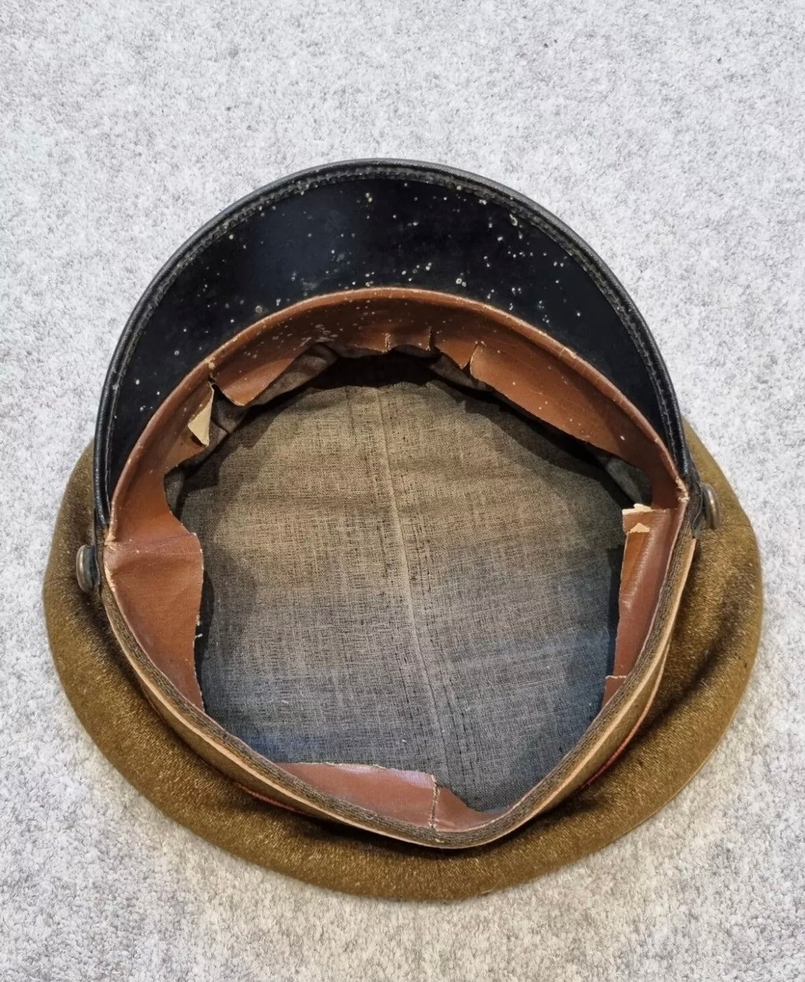 Rare Interwar Austrian Freiwillige Feuerwehr (Fire Volunteers) Visor Cap