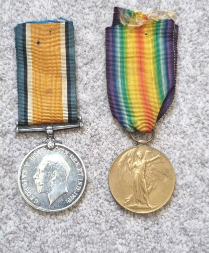 SOLD! WW1 Medal Grouping to Cornish Brothers, Richard and George Kitto- Canadian Expeditionary Force and Duke of Cornwall’s Light Infantry