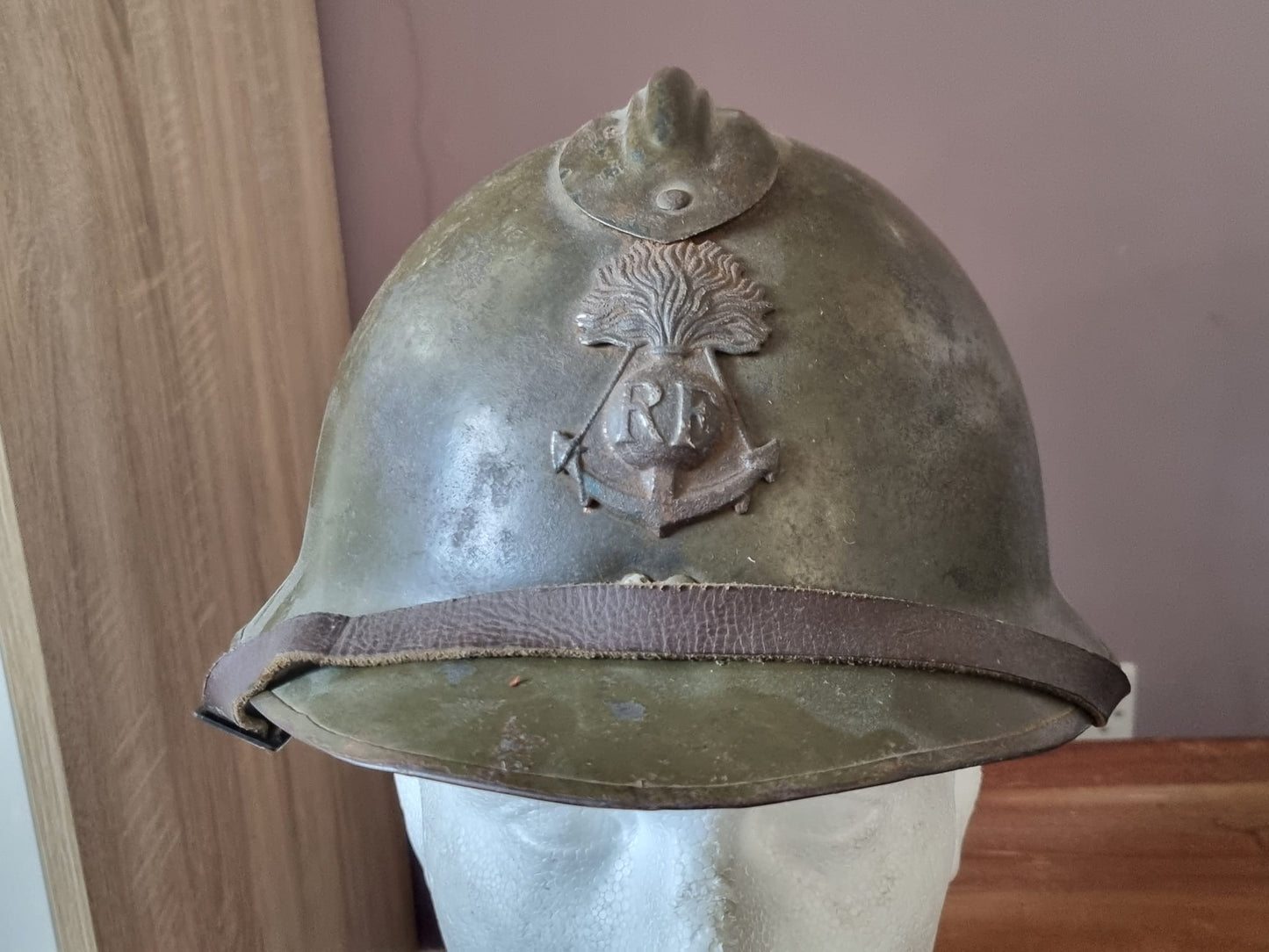 SOLD! WW2 French Colonial M26 ‘Adrian’ Helmet