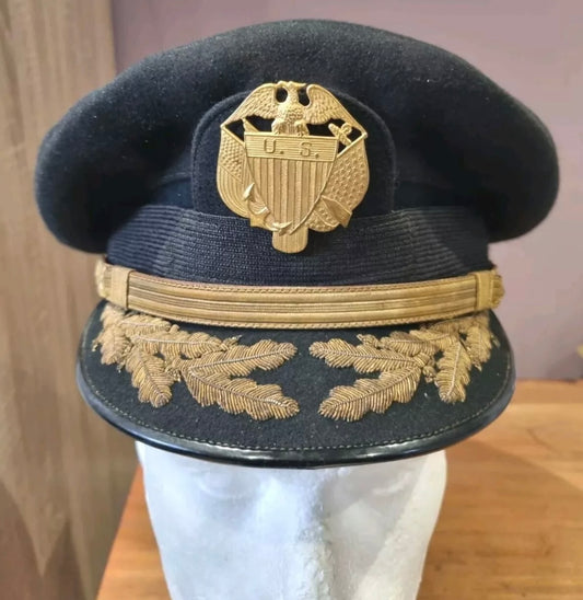 SOLD! 1950-60s US Navy Academy Officer’s Visor Cap