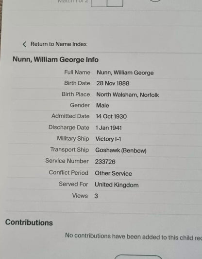 WW1, WW2 & Royal Navy Long Service Medal Group to Petty Officer William George Nunn