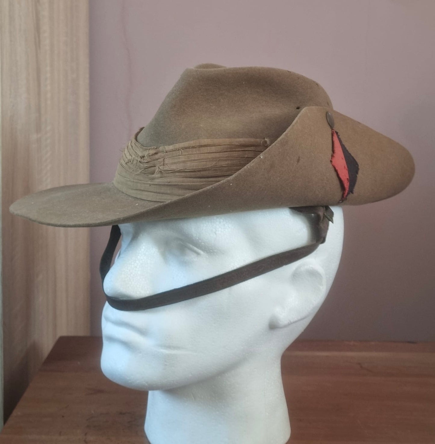 WW2 British Royal Artillery Slouch Hat, 1941 Dated