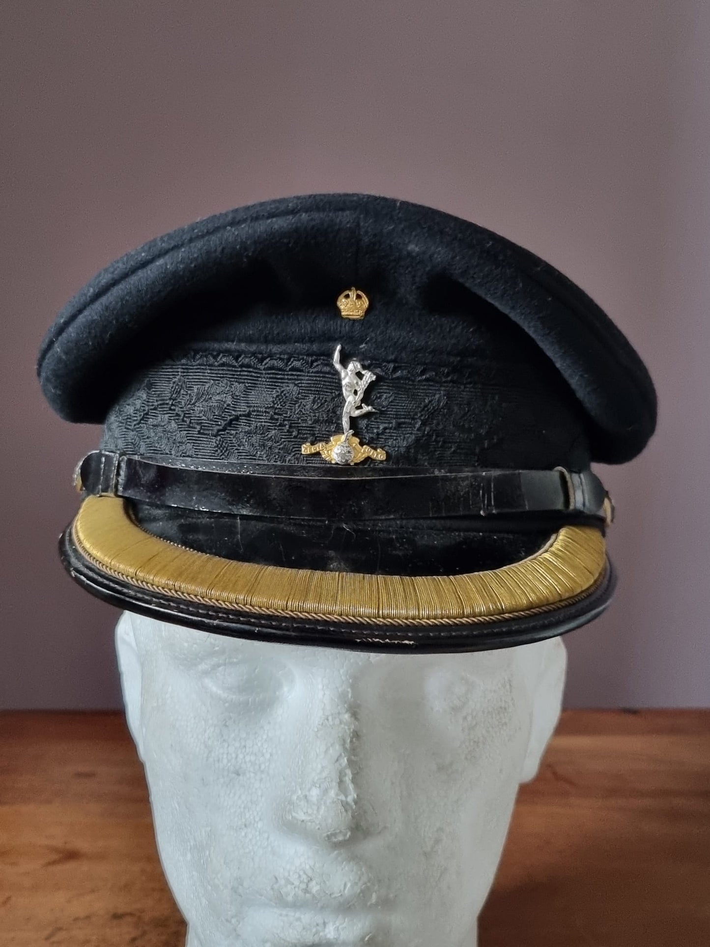 SOLD! WW2 British Staff Officer’s Royal Corps of Signals Visor Cap