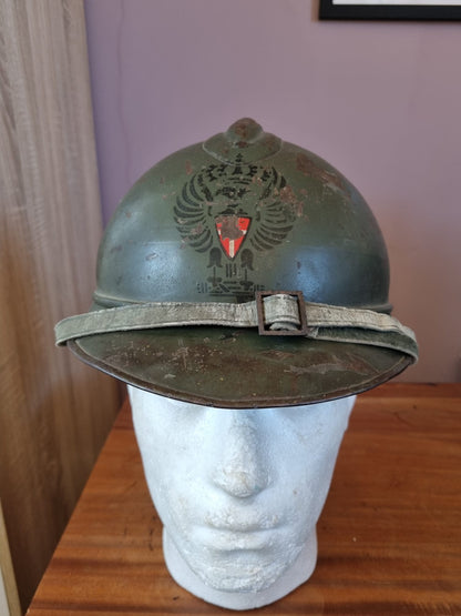 WW2 or Earlier Italian Corps of Public Security Agents M15 ‘Adrian’ Helmet