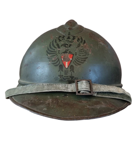 WW2/Inter War Italian Corps of Public Security Agents M15 ‘Adrian’ Helmet