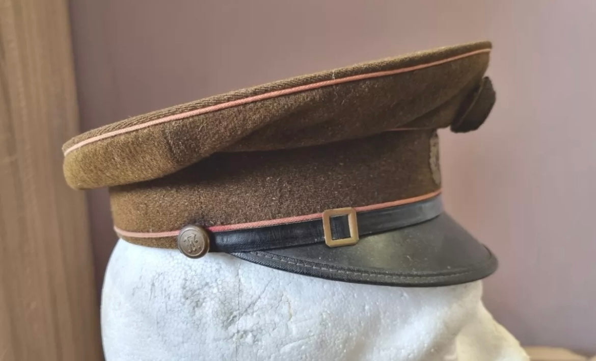 Rare Interwar Austrian Freiwillige Feuerwehr (Fire Volunteers) Visor Cap