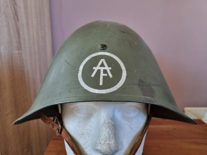 SOLD! WW2 Danish M23/41 Helmet for a Civil Defence Academy