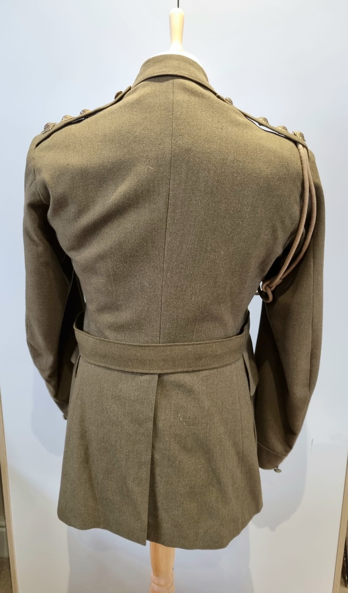 SOLD! WW2 British Army Captain’s Jacket and Sam Browne Belt, Dated 1939