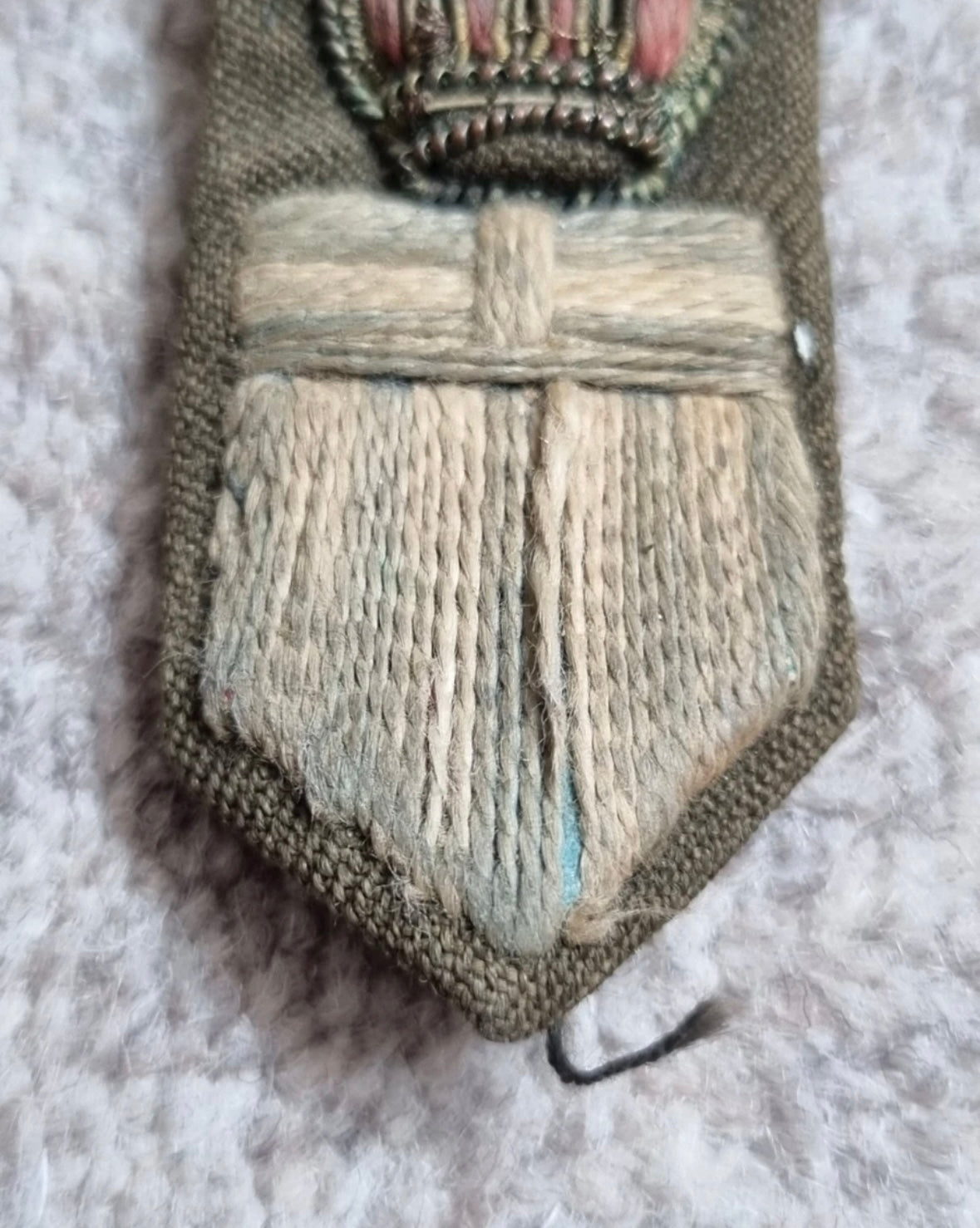 SOLD! WW2 British Army Greek Mission Formation Pocket Badge