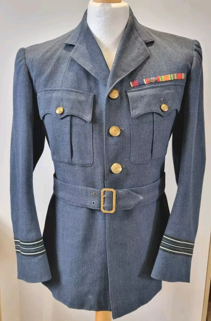 SOLD! 1950 Dated, RAF Tunic named to Squadron Leader Welch