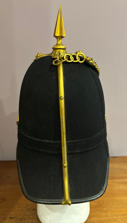 Victorian Queen’s Royal West Surrey Regiment Officer’s Home Service Helmet