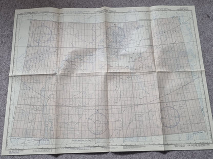 Rare! WW2 US Army Set of 53 Aeronautical Maps of Russia/Soviet Union, Marked RESTRICTED