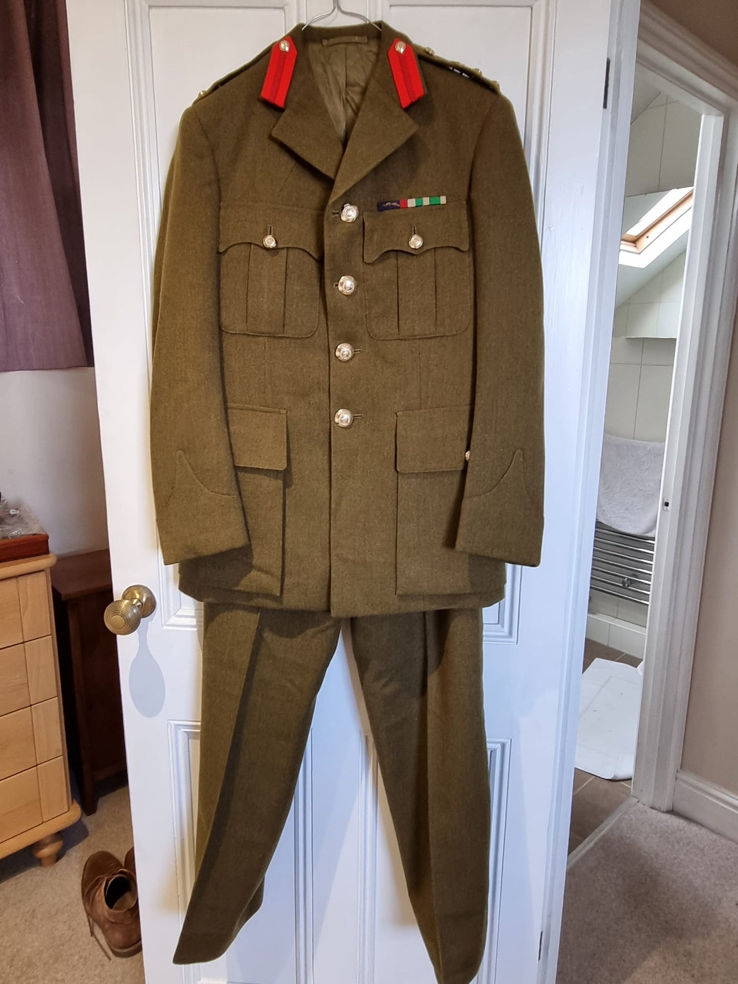 SOLD! Post War Royal Corps of Transport Colonel's Jacket, Trousers and Visor Cap