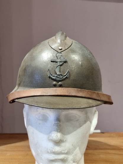 SOLD! WW2 French Colonial Navy M26 Adrian Helmet