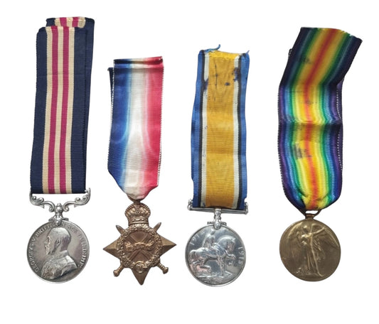 WW1 British Gallantry Military Medal Group to Alfred Brown, Royal Irish Rifles, Gallipoli