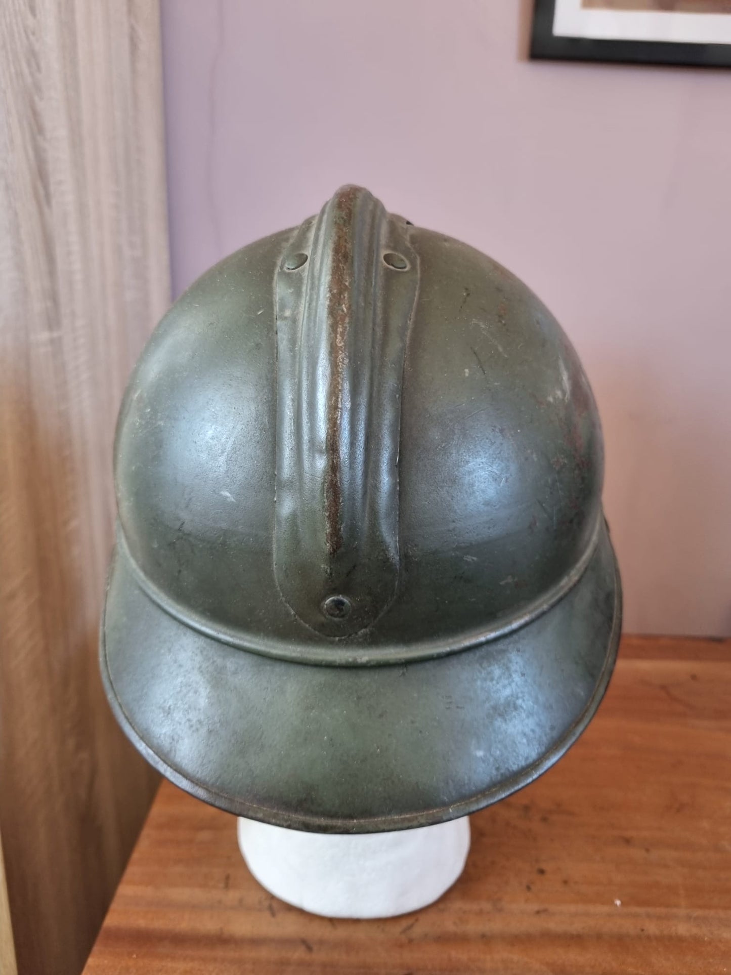 WW2 or Earlier Italian Corps of Public Security Agents M15 ‘Adrian’ Helmet