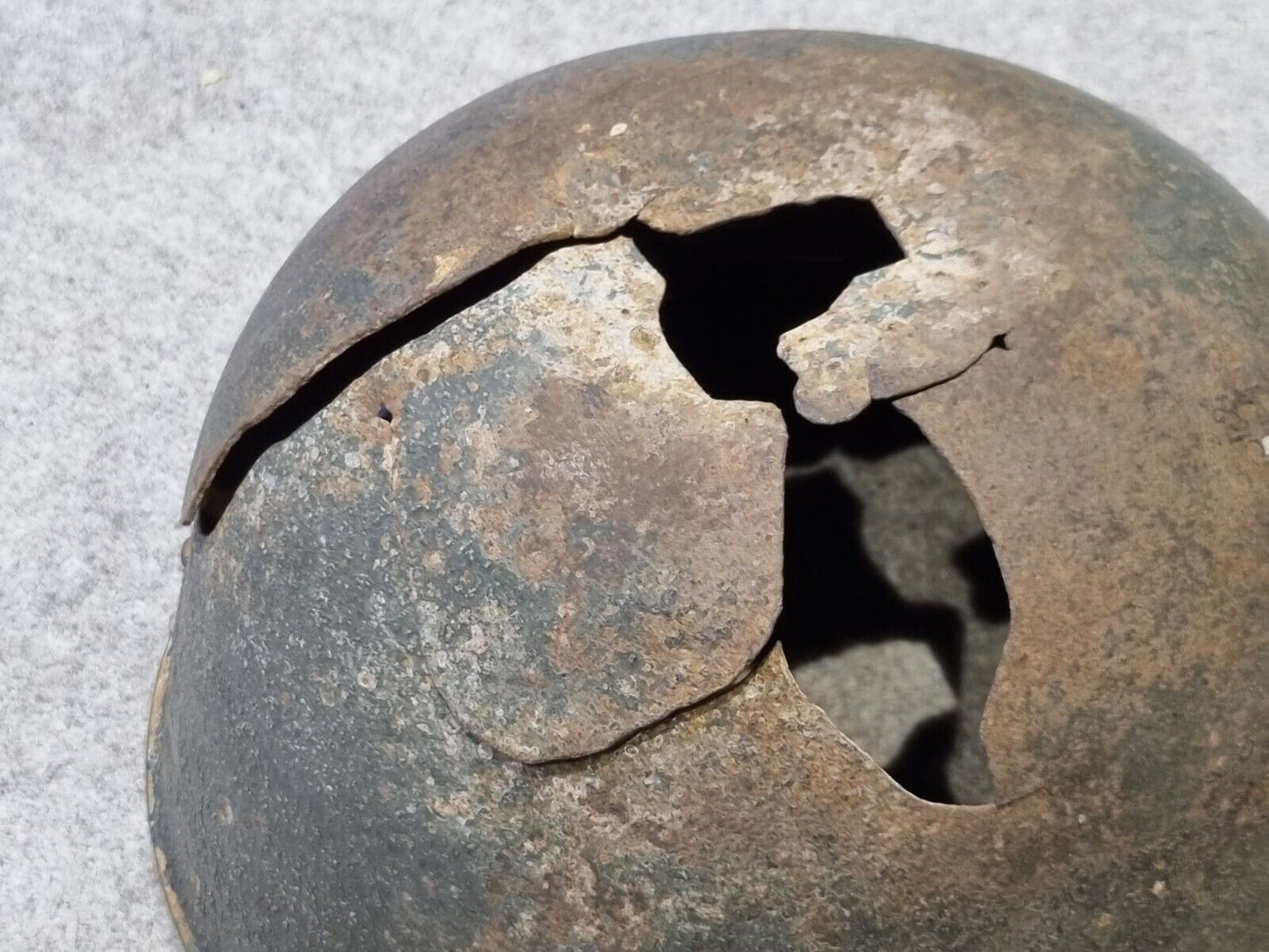 SOLD! WW2 Polish Wz31 'Salamandra' Relic Helmet. RARE!