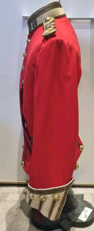 SOLD! Pre-WW1 (Edwardian) Highland Light Infantry Lieutenant Colonel’s Doublet & Burgundy Sash.