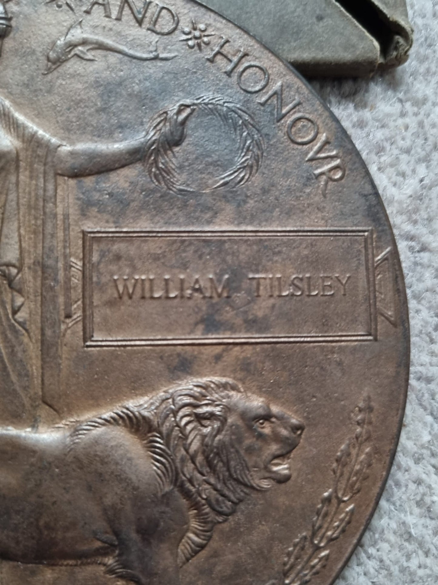 SOLD! WW1 Medal and Death Plaque Collection to Brothers William and Joseph Arthur Tilsley including 1914 Mons Star and MID Clasp, Enlisted Underage