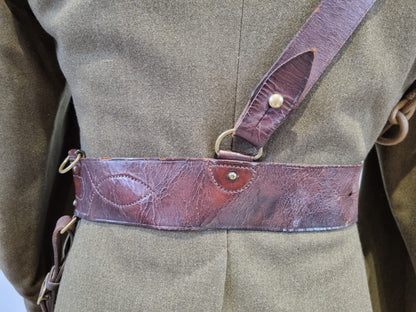 SOLD! WW2 British Army Captain’s Jacket and Sam Browne Belt, Dated 1939