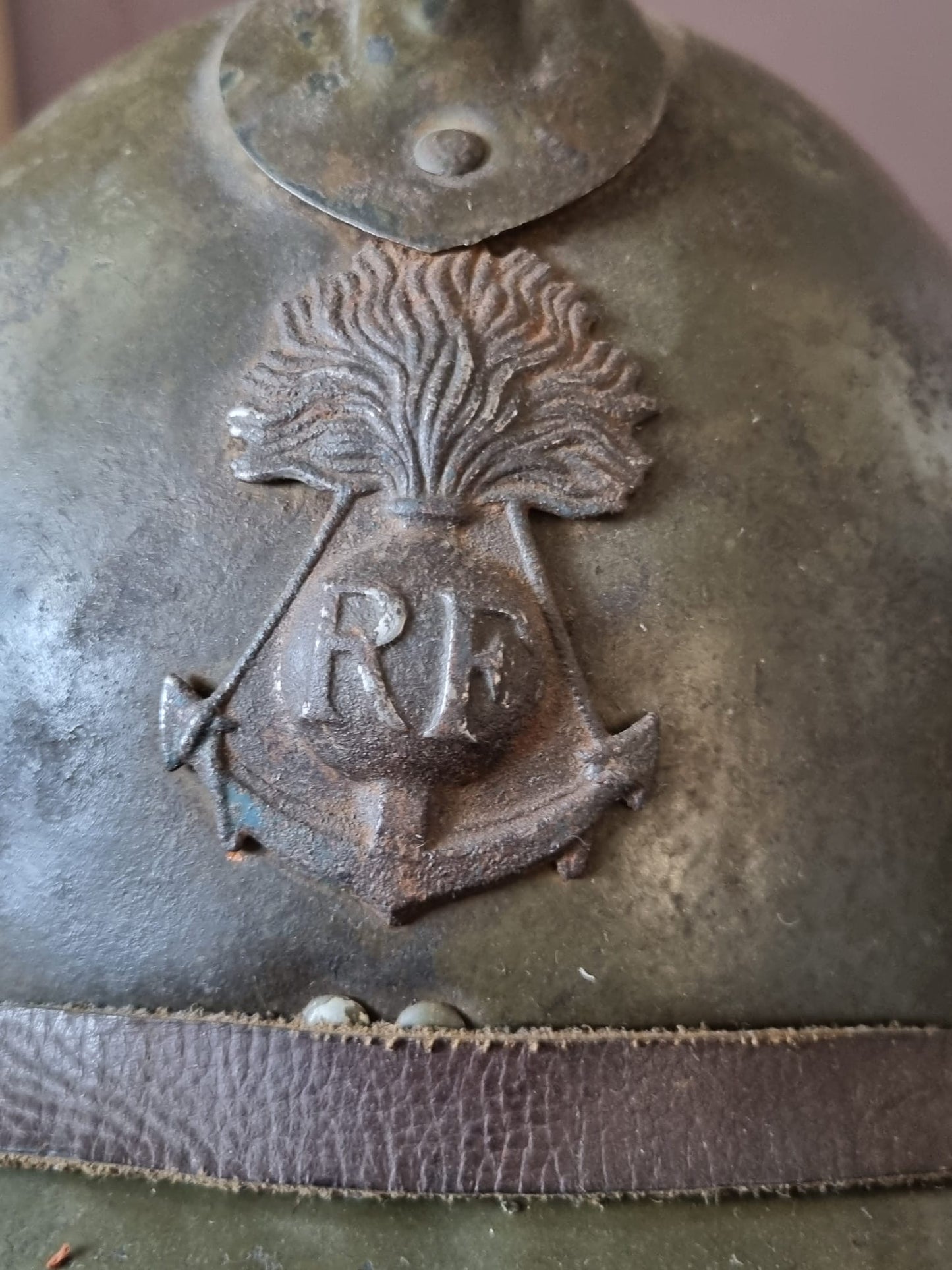 SOLD! WW2 French Colonial M26 ‘Adrian’ Helmet