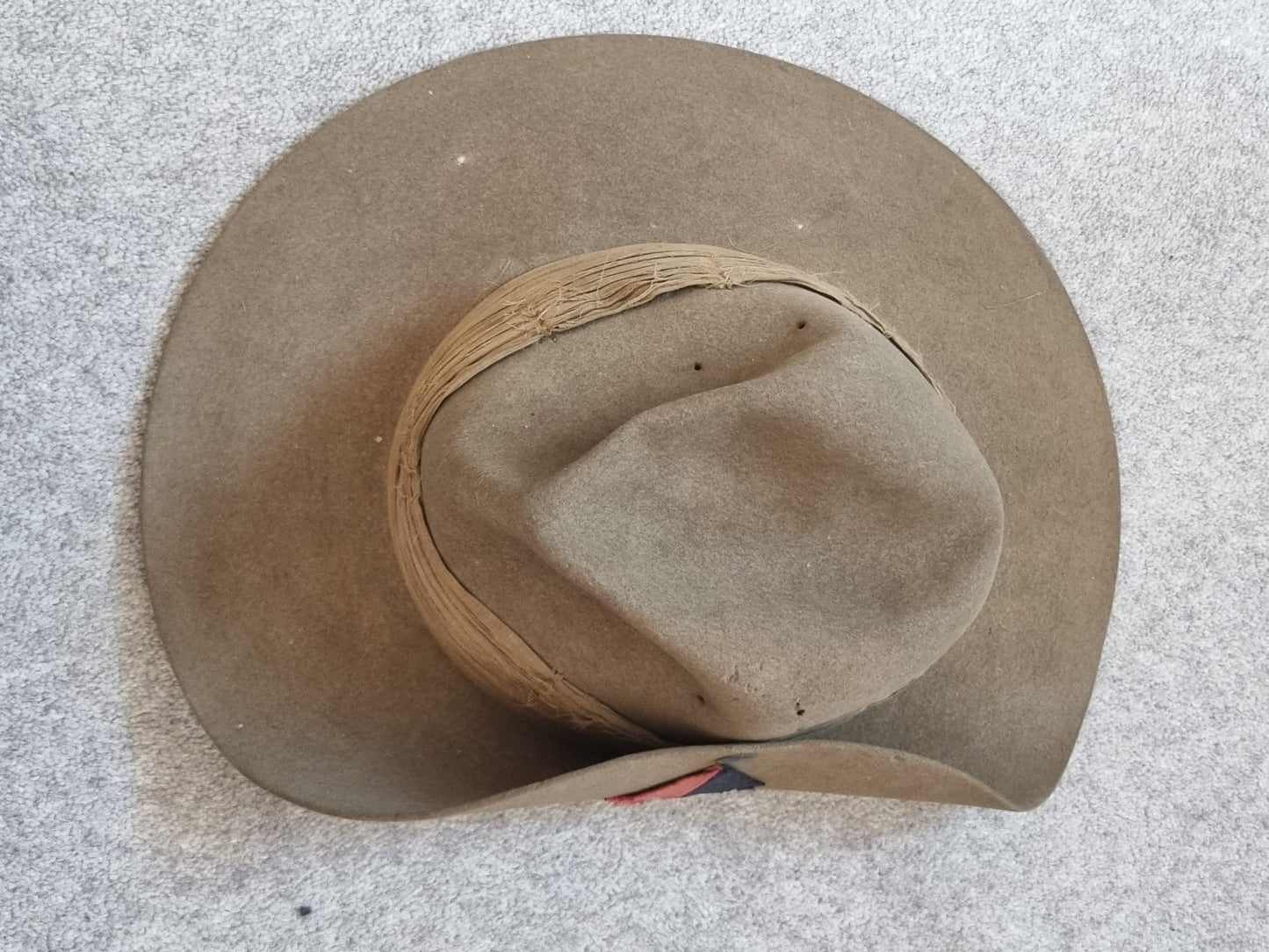 WW2 British Royal Artillery Slouch Hat, 1941 Dated