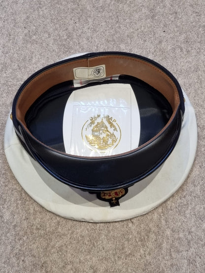 SOLD! Post War Danish Navy Officer’s Visor Cap used on DMS ‘Laxen’ Minehunter