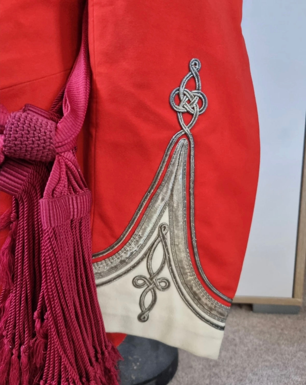 SOLD! Superb 1880 Victorian 3rd Durham Fusiliers Scarlet Tunic & Sash