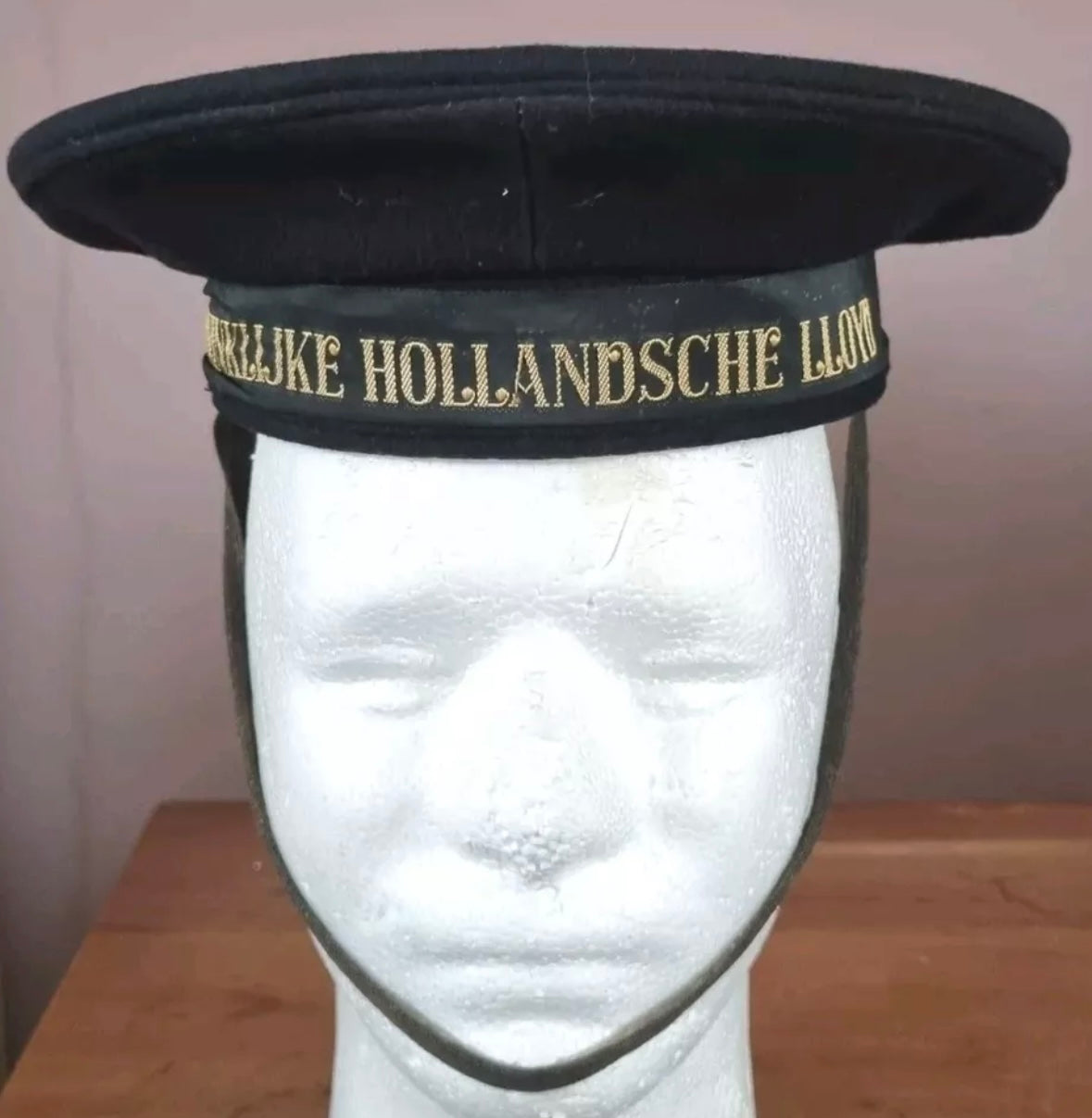 SOLD! Pre 1981 Dutch Merchant Navy Koninklijke Hollandsche Lloyd Ratings Cap