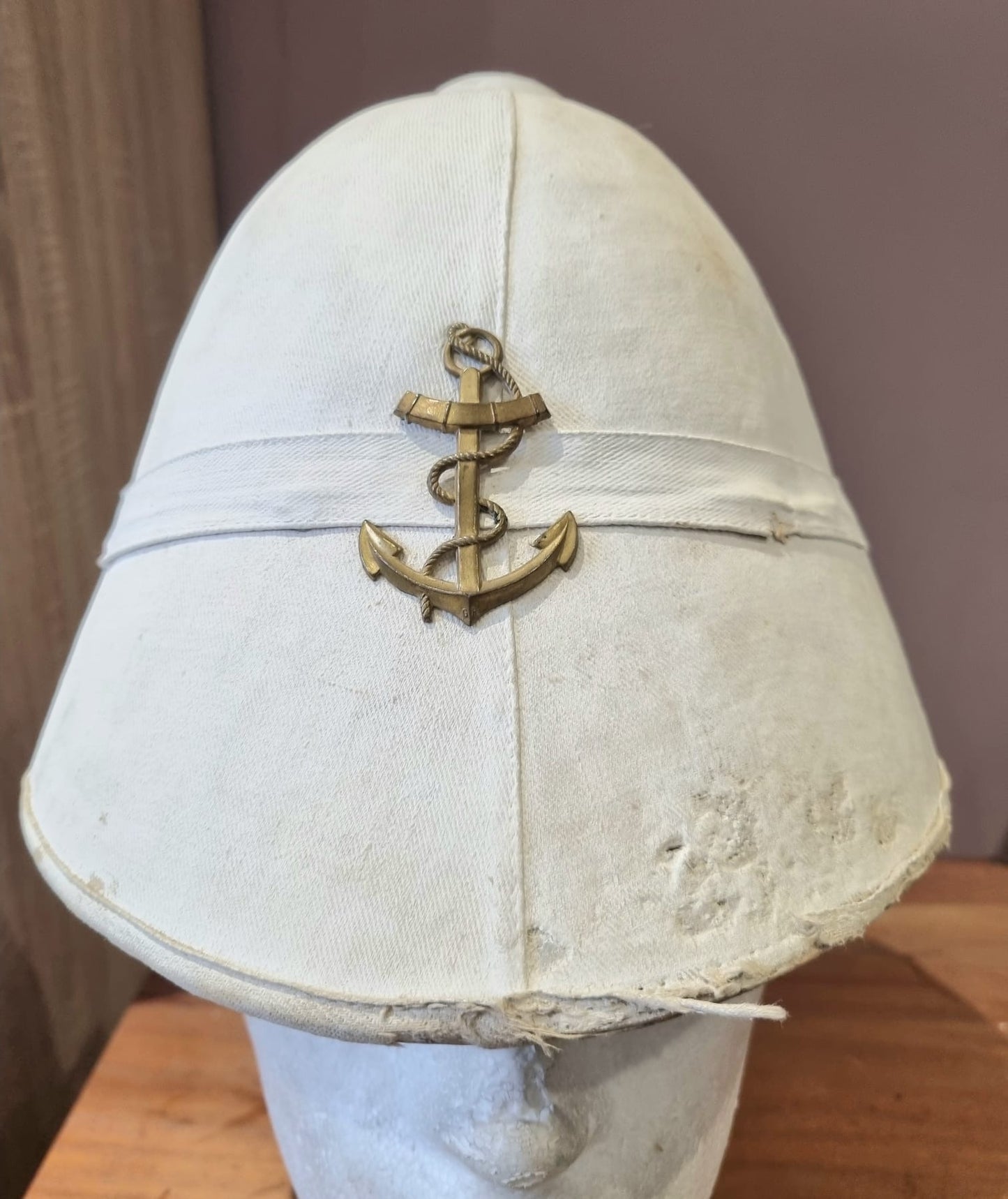 French Colonial M1886 ‘Pain de Sucre’ Pith Helmet for the Troupes de Marine