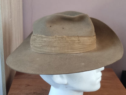 WW2 British Royal Artillery Slouch Hat, 1941 Dated