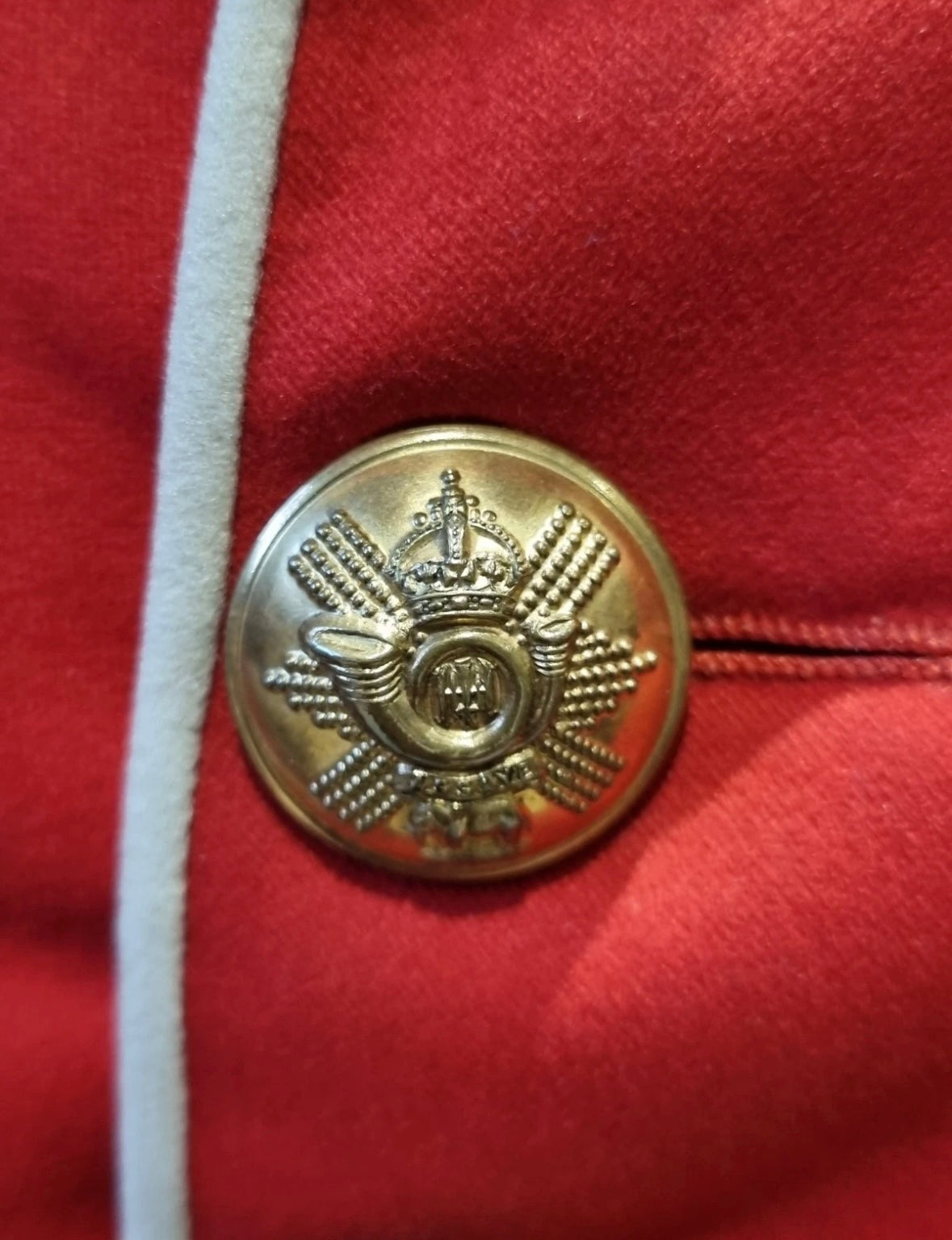 SOLD! Pre-WW1 (Edwardian) Highland Light Infantry Lieutenant Colonel’s Doublet & Burgundy Sash.