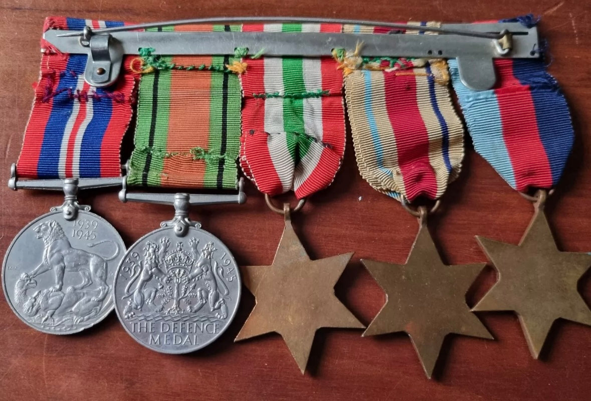 SOLD! WW2 Royal Armoured Corps, North Africa Medal and Ephemera Group to Private William Henry Bartlett (6285992)