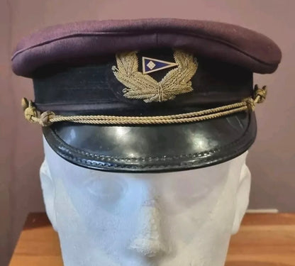 SOLD! 1940s-50s Swedish Merchant Navy Gripsholm Mariefreds Ångfartyg AB Visor Cap