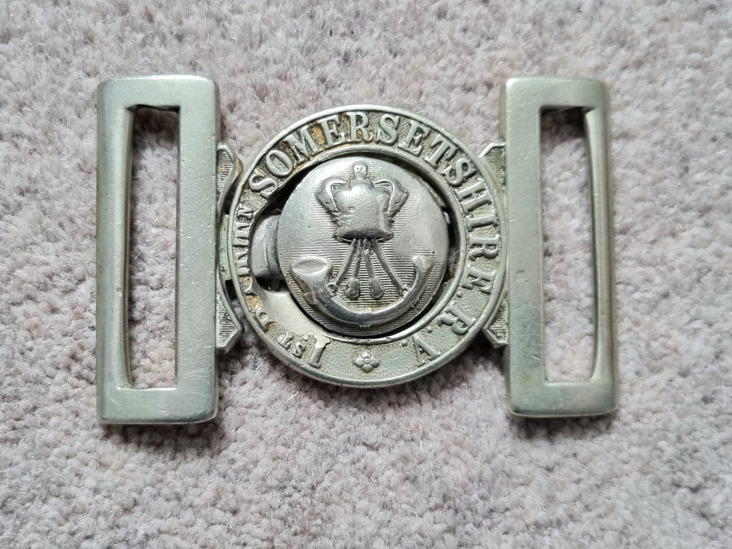 Pre 1881 Victorian 1st Somersetshire Rifle Volunteers Belt Buckle