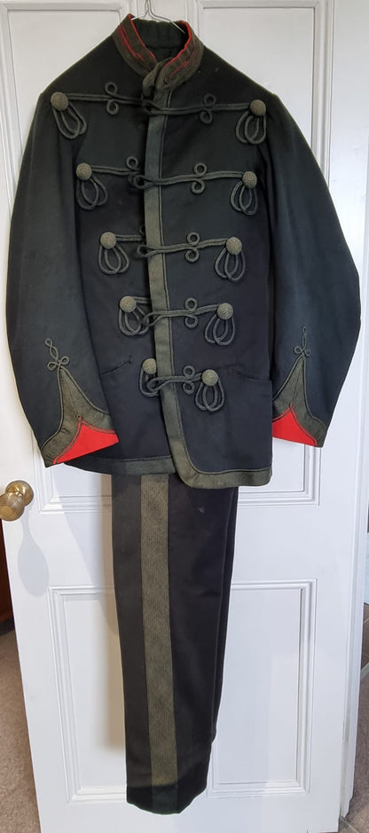 SOLD! Victorian King's Royal Rifle Corps Officer's Frogged Jacket and Trousers