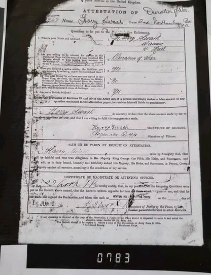 WW1 British Medal Duo to Driver Harry Swash- Royal Field Artillery. Enlisted at Age 15, Lied about Age.