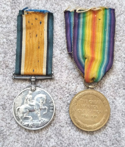 SOLD! WW1 Medal Grouping to Cornish Brothers, Richard and George Kitto- Canadian Expeditionary Force and Duke of Cornwall’s Light Infantry