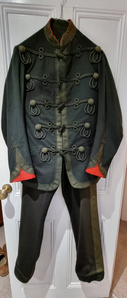 SOLD! Victorian King's Royal Rifle Corps Officer's Frogged Jacket and Trousers