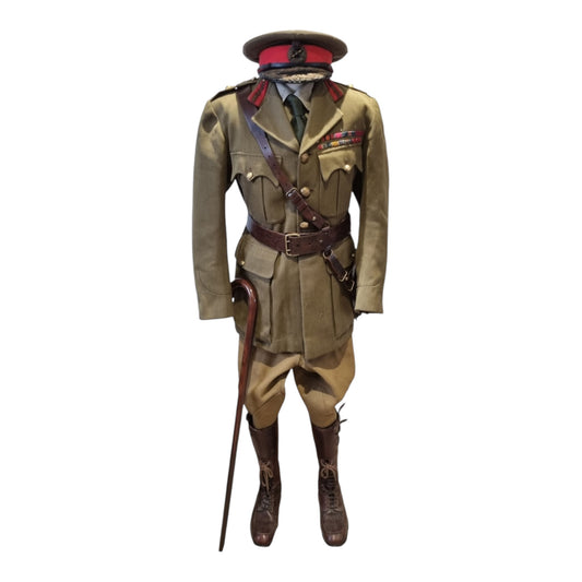 WW1 Complete Uniform With Cane & Sam Browne - Major General Francis Adrian Wilson CMG Royal Artillery