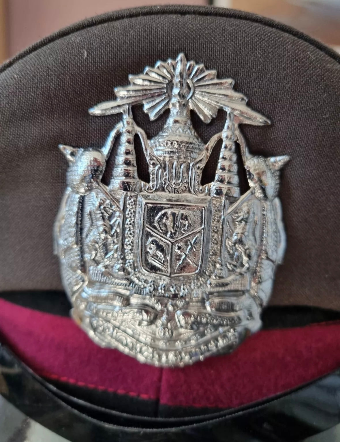 Post War Royal Thai Police Visor Cap