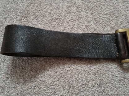 SOLD! Victorian Royal Marines Leather Belt and Buckle