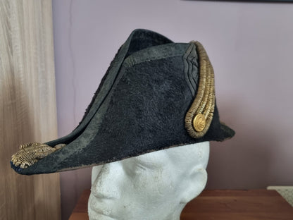 SOLD! Indian Wars (1880s) US Navy Officer's Bicorne and Belt, With Tin