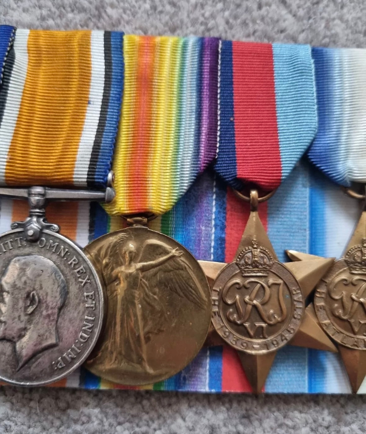 WW1, WW2 & Royal Navy Long Service Medal Group to Petty Officer William George Nunn