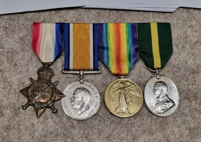 SOLD! WW1 Territorial Efficiency Medal Group to Sergeant William Paton, 1/8th Cameronians (Scottish Rifles), WIA x2, Gallipoli